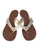 Tory Burch Leather Flip Flops