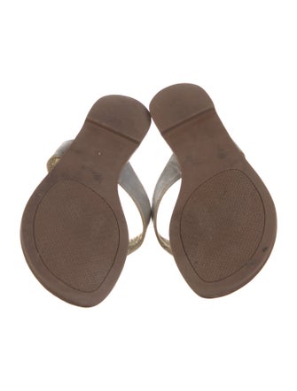 Tory Burch Leather Flip Flops