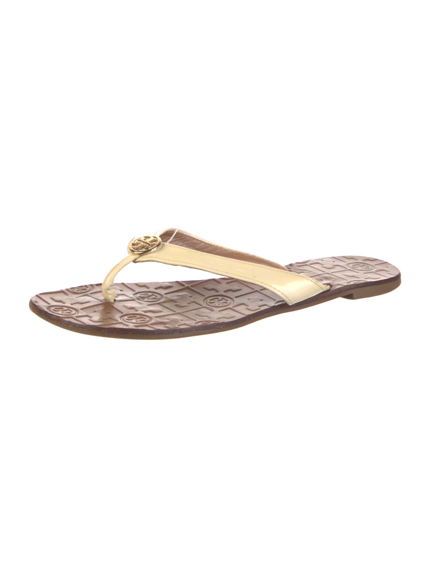 Tory Burch Leather Flip Flops