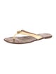 Tory Burch Leather Flip Flops