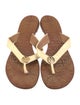 Tory Burch Leather Flip Flops