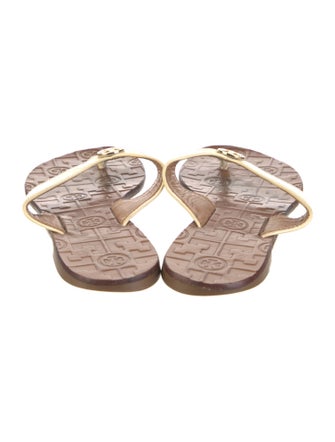 Tory Burch Leather Flip Flops