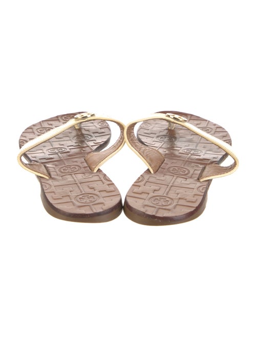 Tory Burch Leather Flip Flops