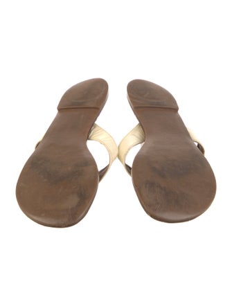 Tory Burch Leather Flip Flops