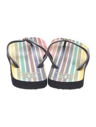 Tory Burch Rubber Printed Flip Flops