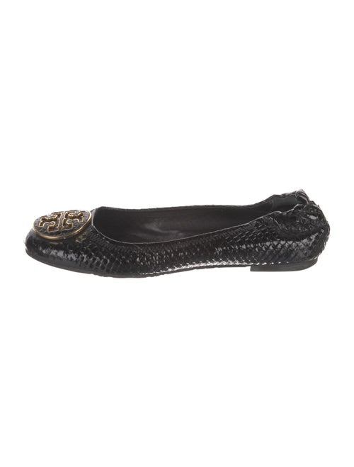 Tory Burch Embossed Leather Ballet Flats
