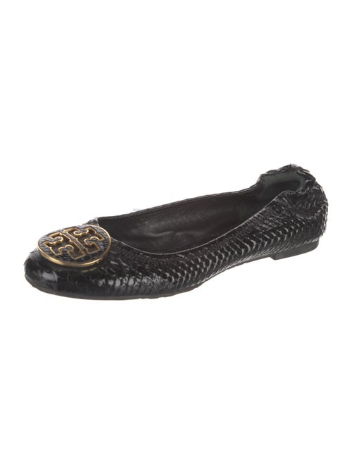 Tory Burch Embossed Leather Ballet Flats