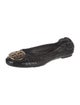 Tory Burch Embossed Leather Ballet Flats