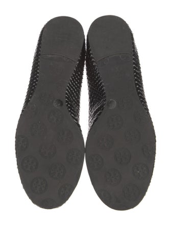 Tory Burch Embossed Leather Ballet Flats