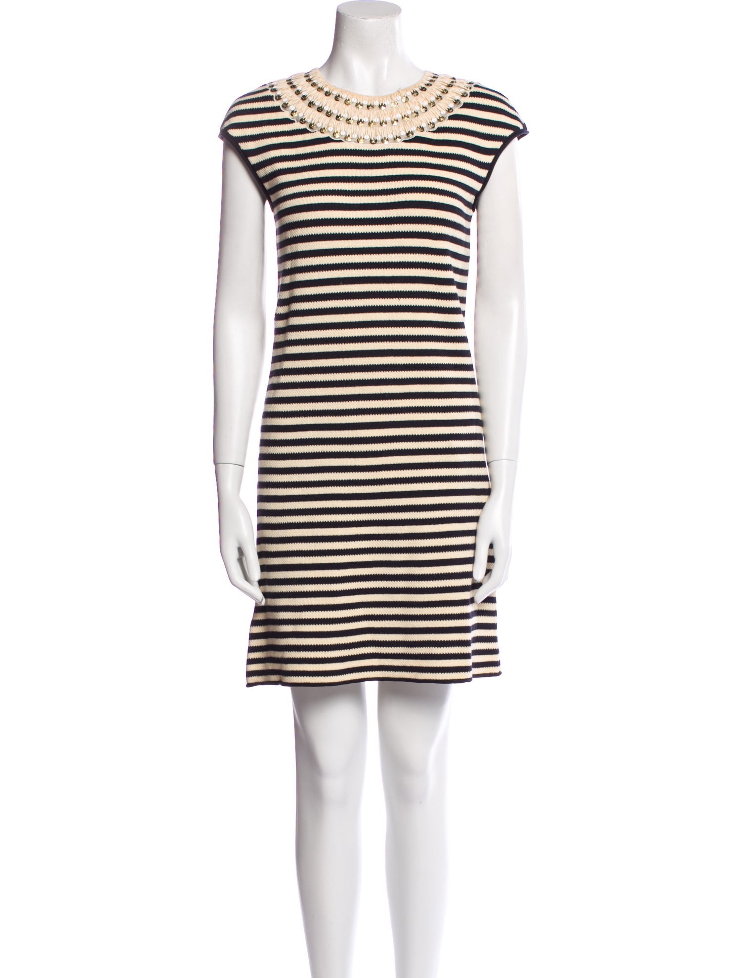 Tory Burch Striped Mini Dress