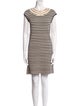 Tory Burch Striped Mini Dress