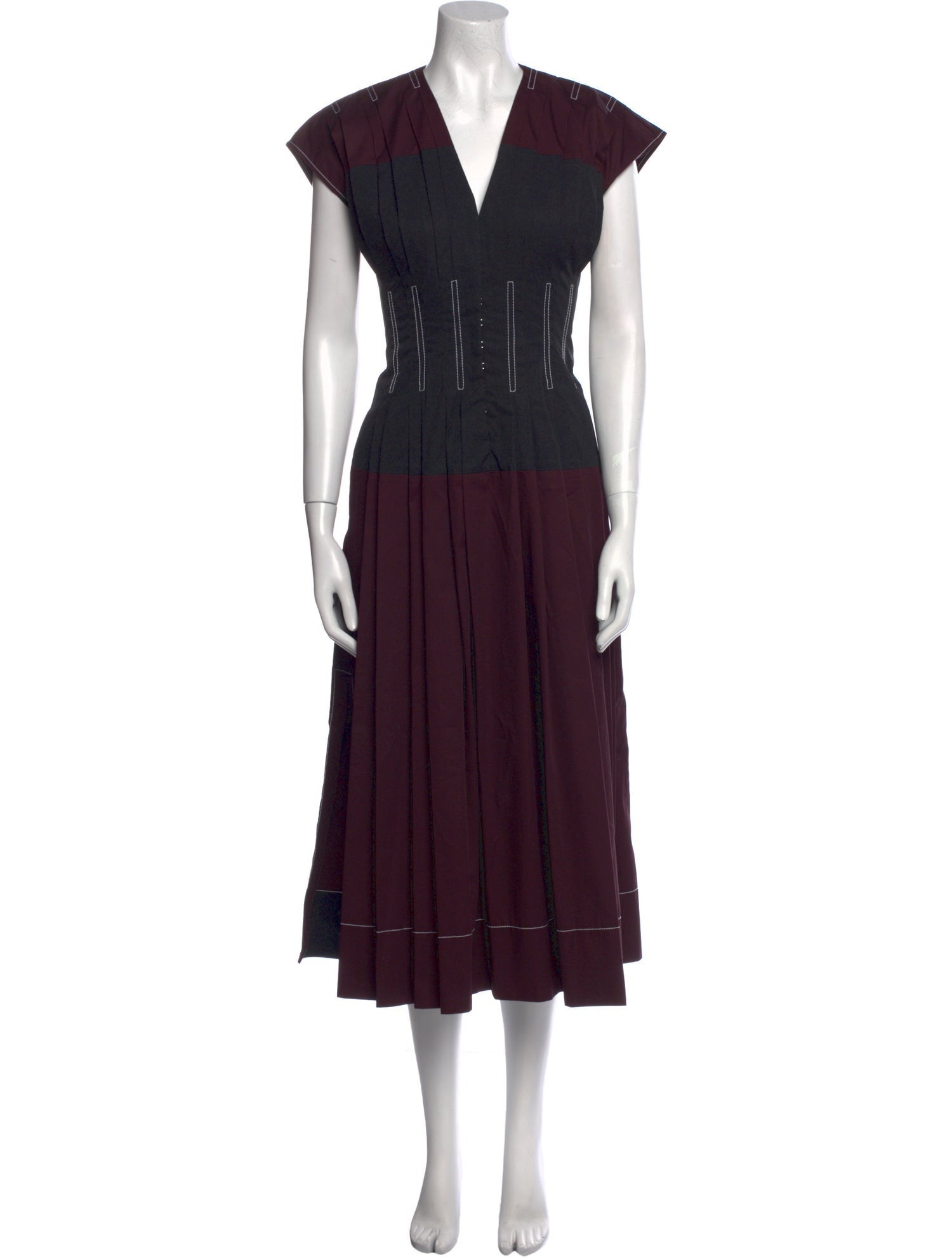 Tory Burch V-Neck Long Dress