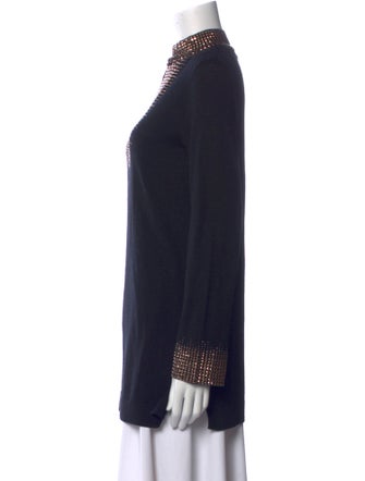 Tory Burch Merino Wool V-Neck Tunic