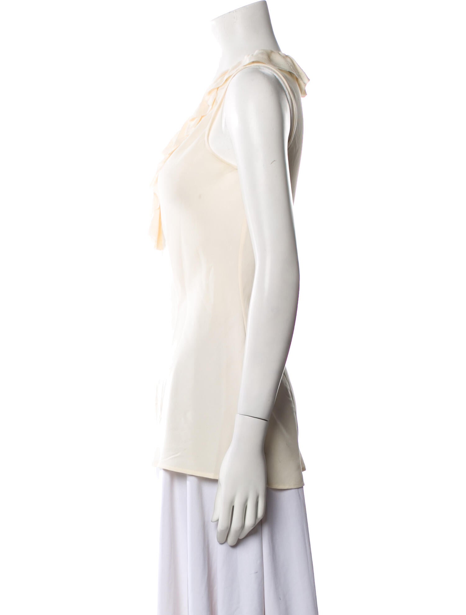 Tory Burch Silk V-Neck Top