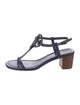 Tory Burch Leather T-Strap Sandals