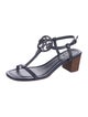 Tory Burch Leather T-Strap Sandals