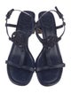 Tory Burch Leather T-Strap Sandals