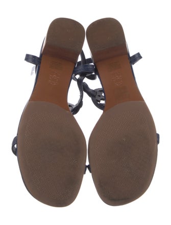 Tory Burch Leather T-Strap Sandals