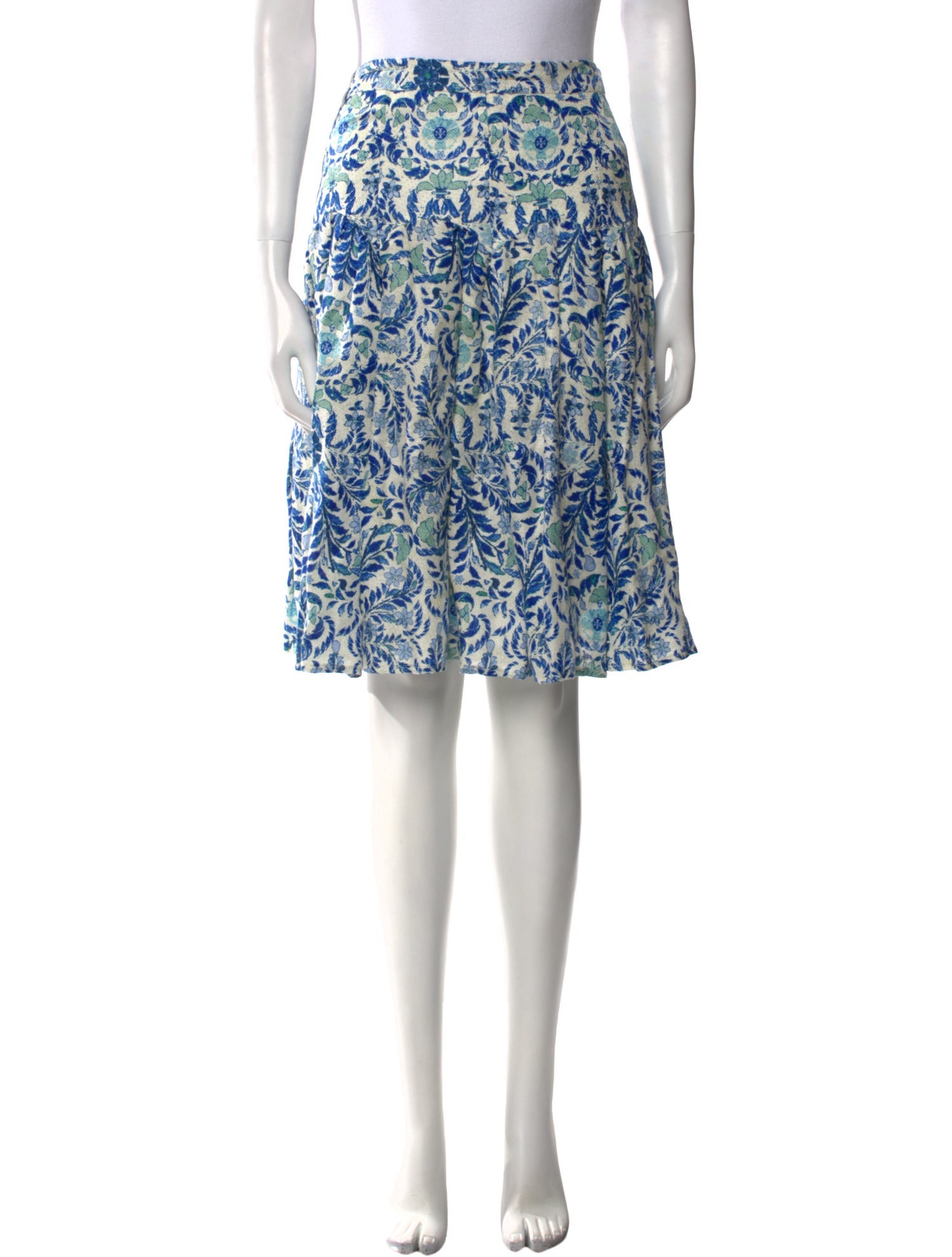 Tory Burch Linen Knee-Length Skirt