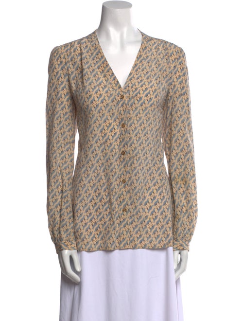 Tory Burch Silk Printed Blouse