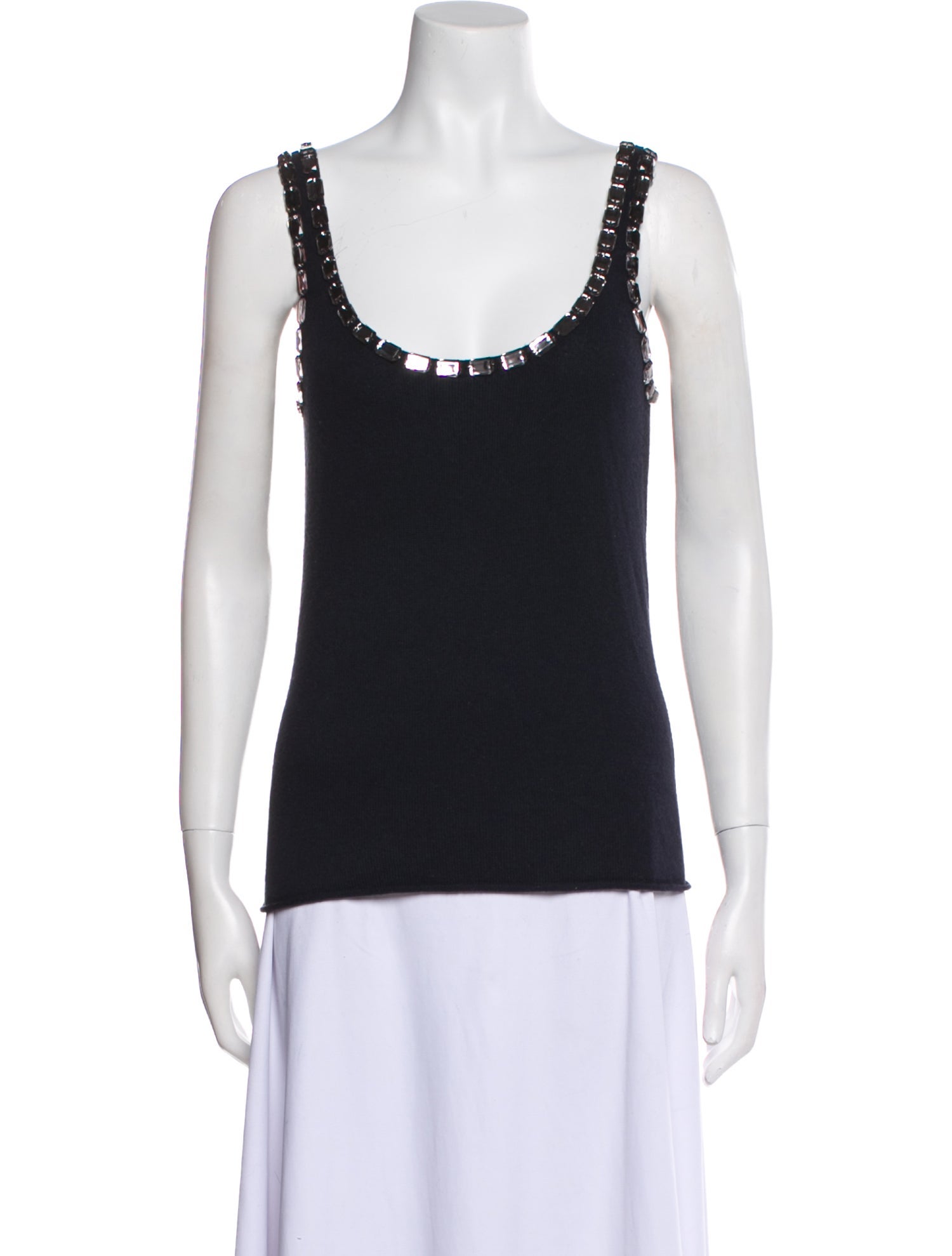 Tory Burch Cashmere Scoop Neck Sweater