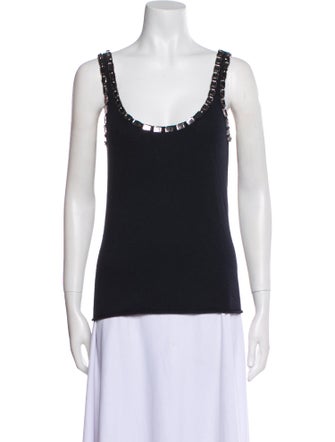 Tory Burch Cashmere Scoop Neck Sweater