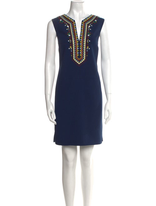 Tory Burch V-Neck Mini Dress