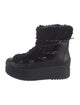 Tory Burch Leather Leather Trim Embellishment Combat Boots