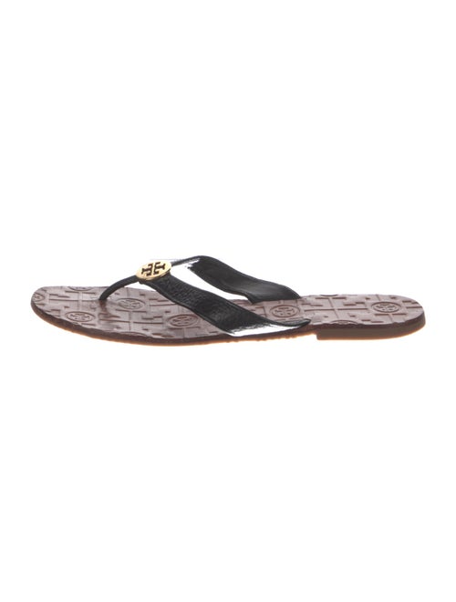 Tory Burch Leather Flip Flops