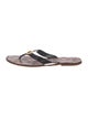 Tory Burch Leather Flip Flops