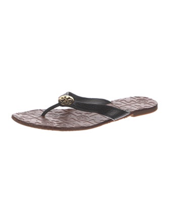 Tory Burch Leather Flip Flops