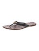 Tory Burch Leather Flip Flops
