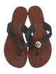Tory Burch Leather Flip Flops