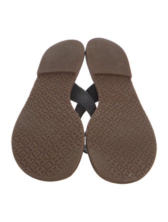 Tory Burch Leather Flip Flops