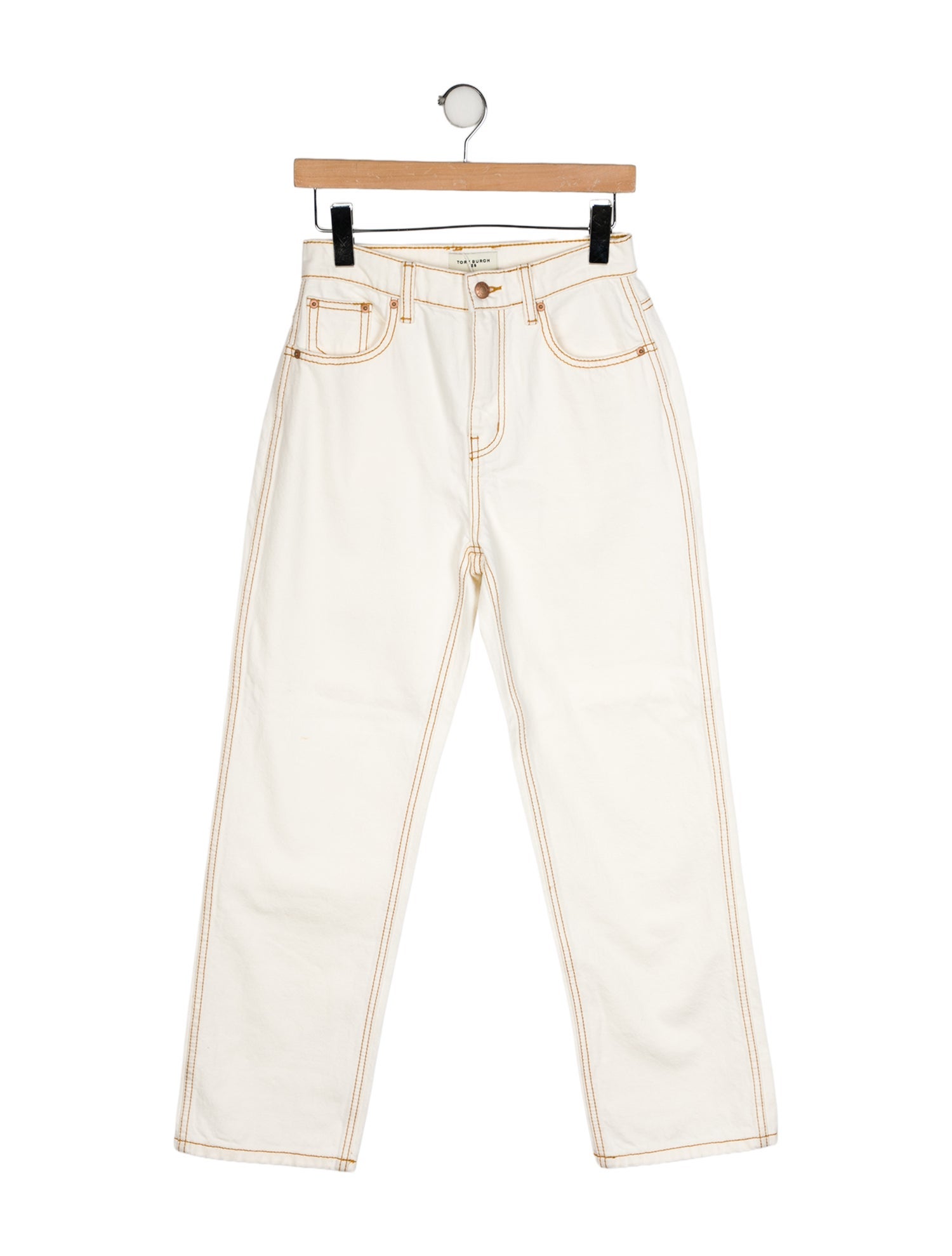 Tory Burch High-Rise Straight Leg Jeans w/ Tags