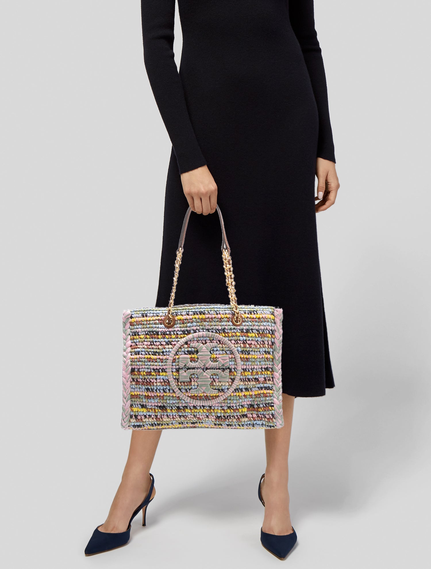 Tory Burch Straw Tote