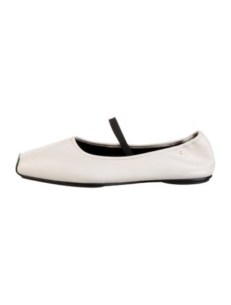 Tory Burch Leather Mary Jane Flats