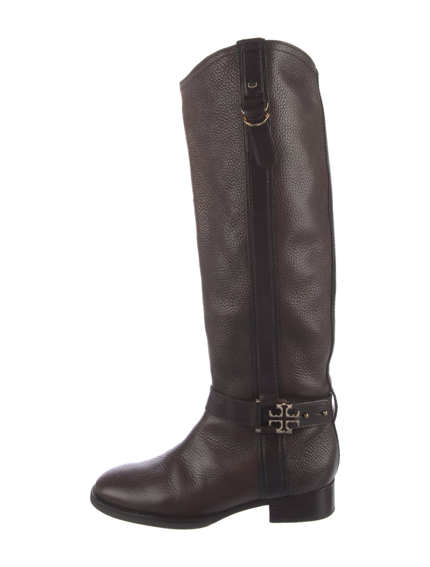 Tory Burch Leather Riding Boots