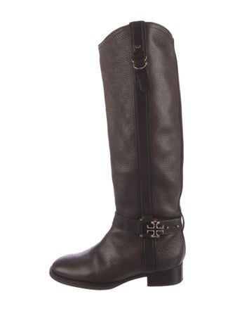 Tory Burch Leather Riding Boots
