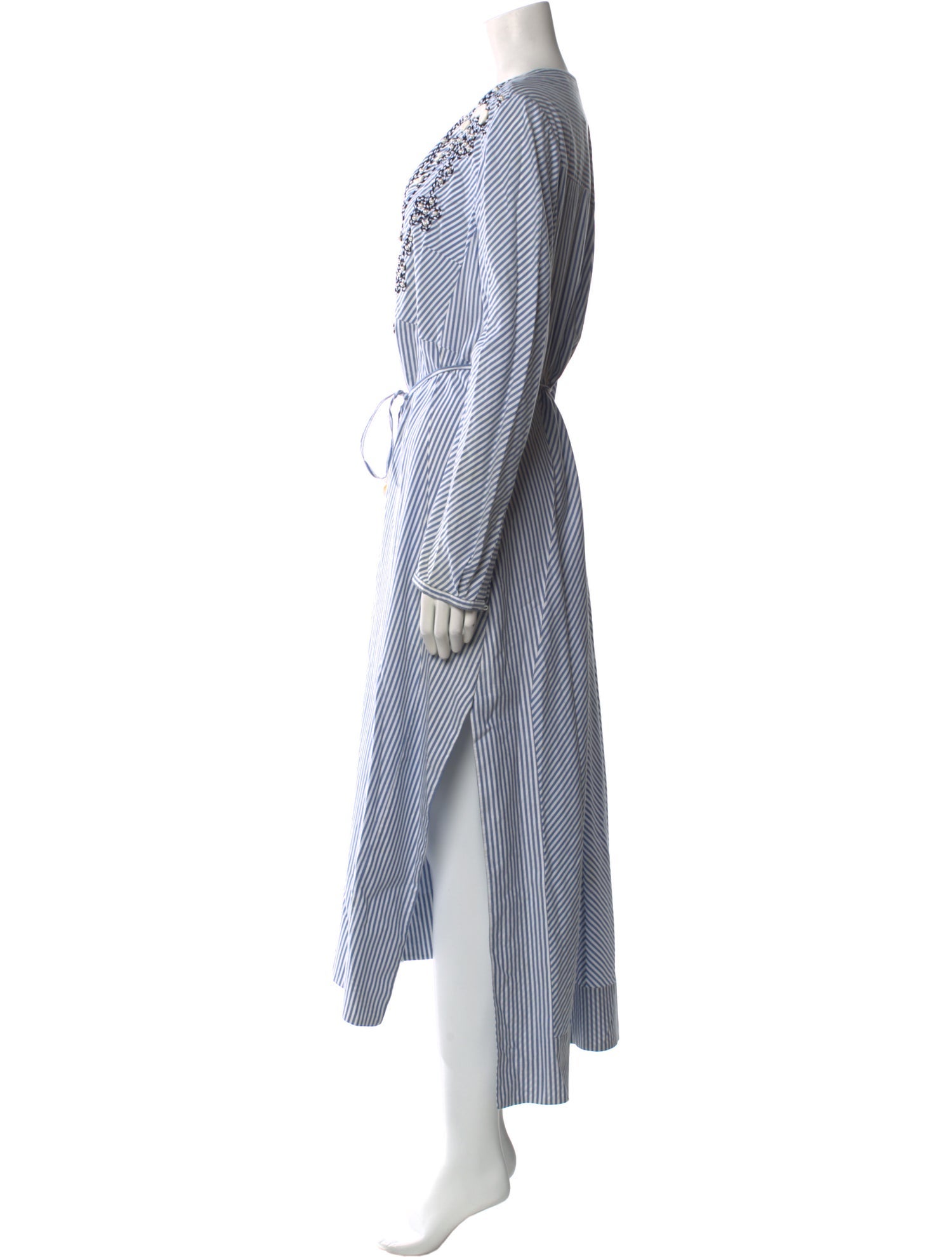 Tory Burch Striped Long Dress