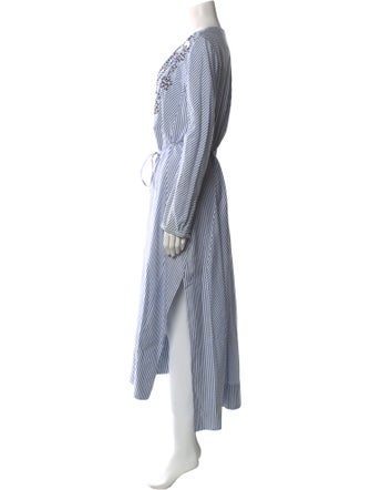 Tory Burch Striped Long Dress