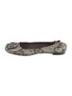 Tory Burch Snakeskin Animal Print Flats