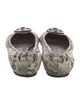 Tory Burch Snakeskin Animal Print Flats
