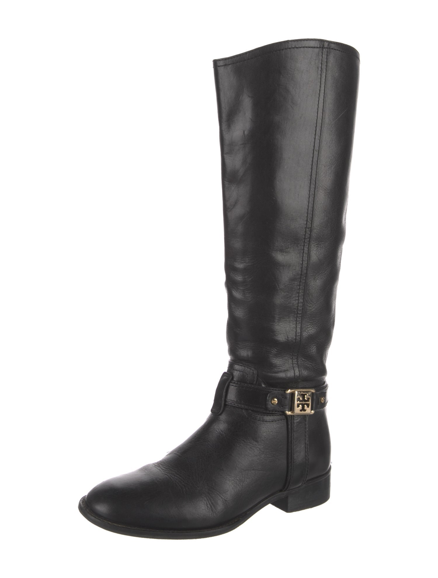 Tory Burch Leather Riding Boots
