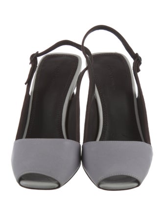 Tory Burch Leather Slingback Pumps