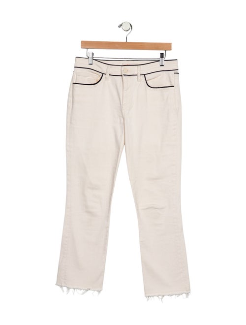 Tory Burch High-Rise Straight Leg Jeans