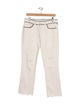 Tory Burch High-Rise Straight Leg Jeans