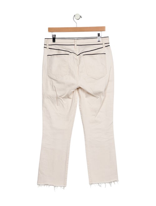 Tory Burch High-Rise Straight Leg Jeans