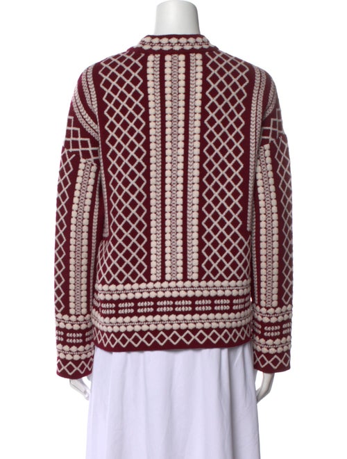 Tory Burch Merino Wool Printed Sweatshirt