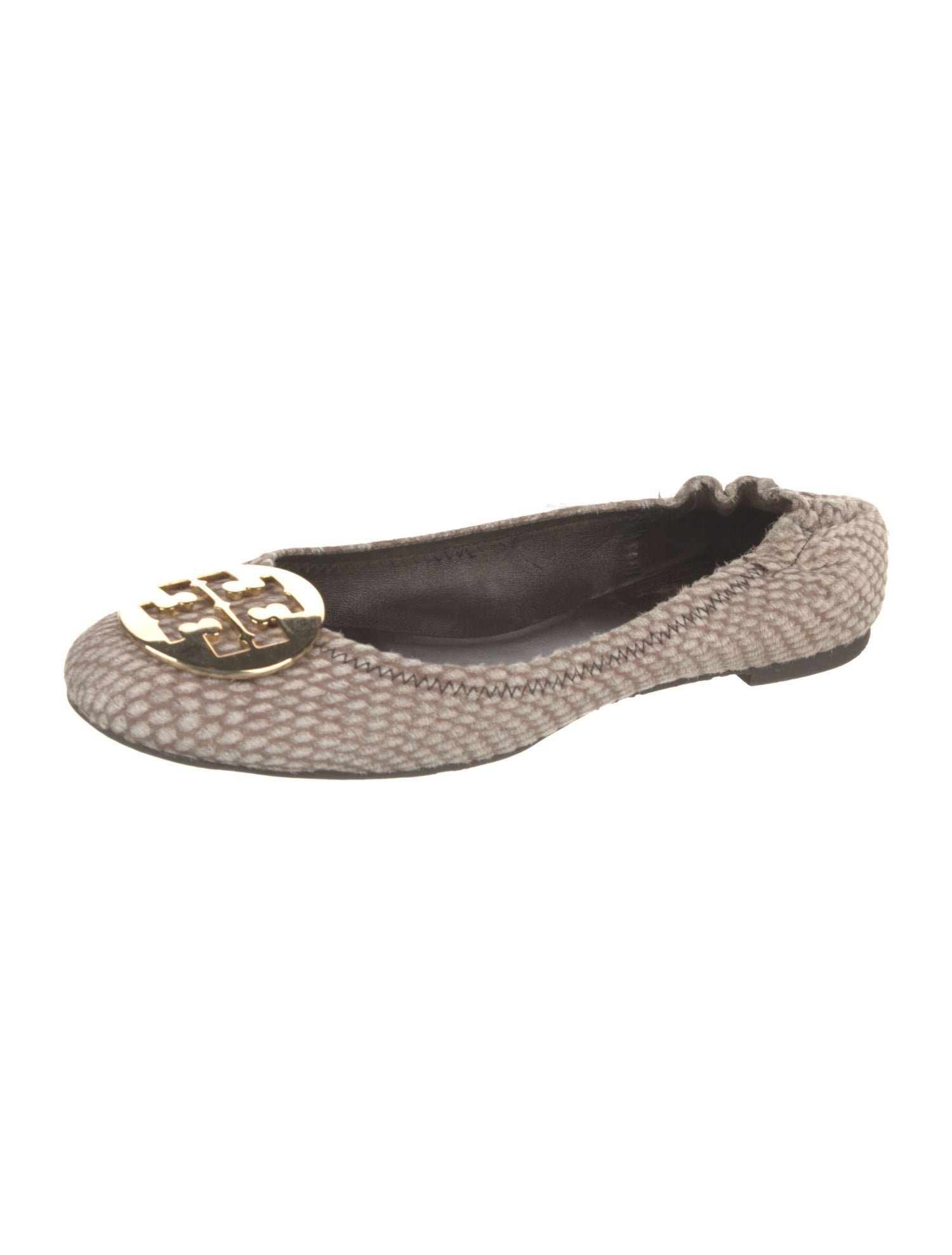 Tory Burch Ponyhair Printed Flats